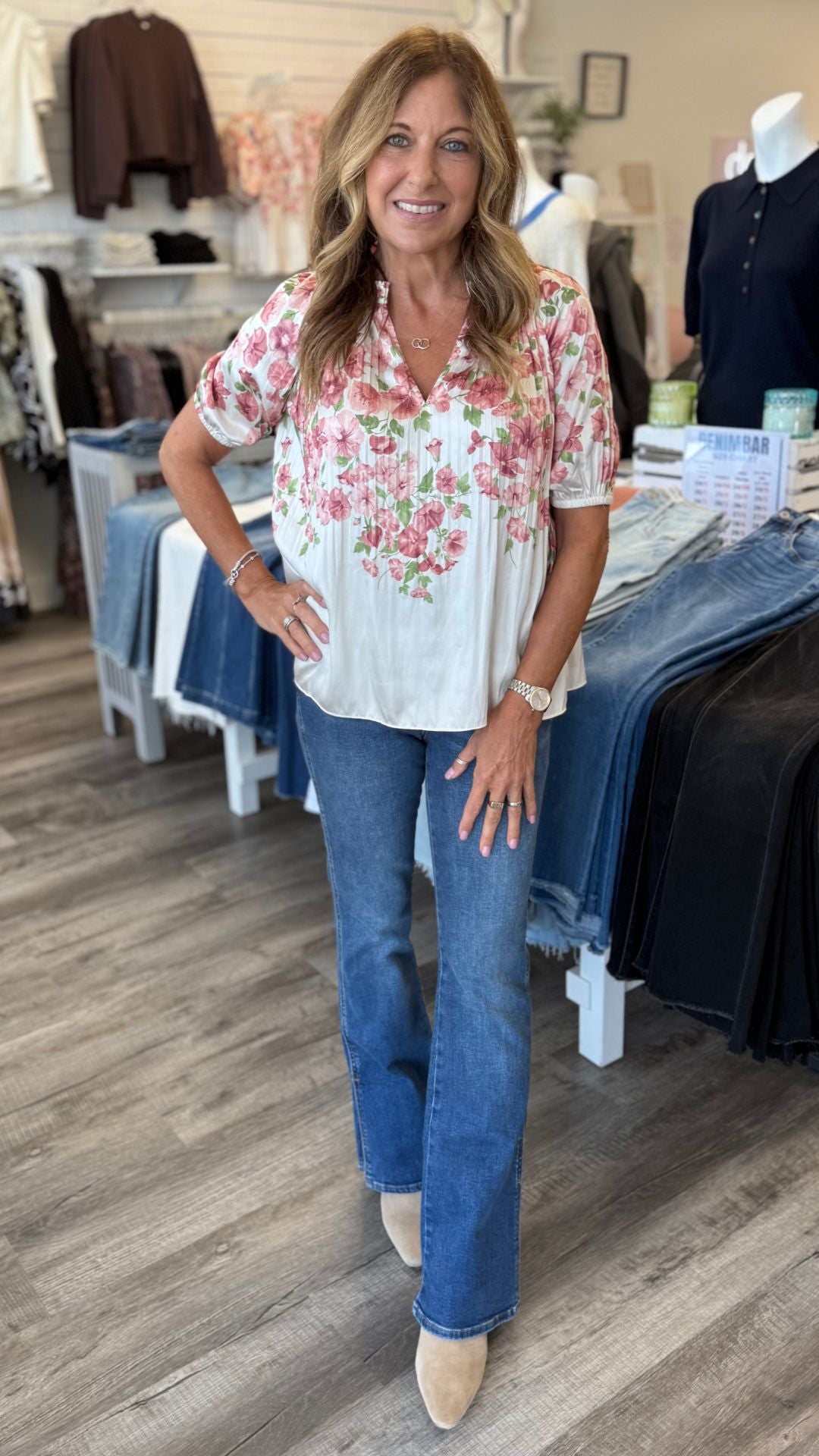 Rose Floral Blouse