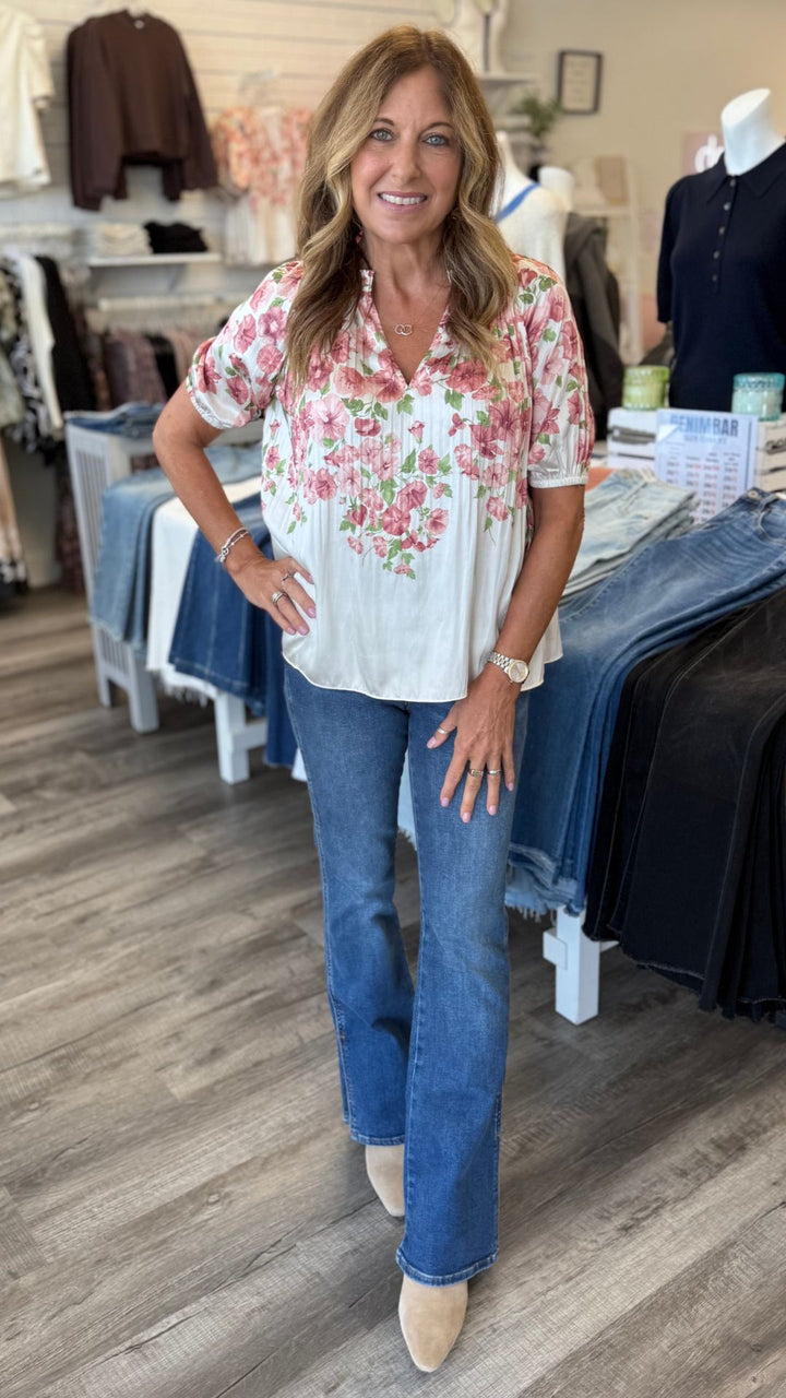 Rose Floral Blouse