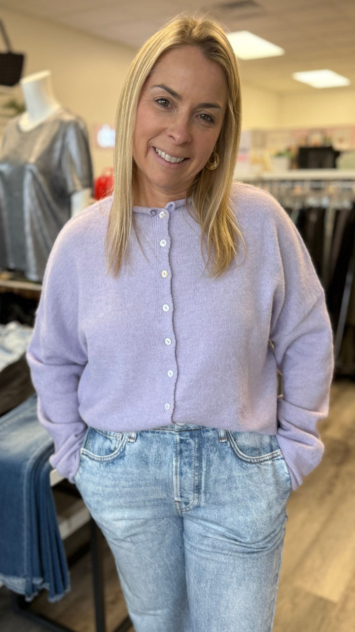 Lavender Piper Cardigan