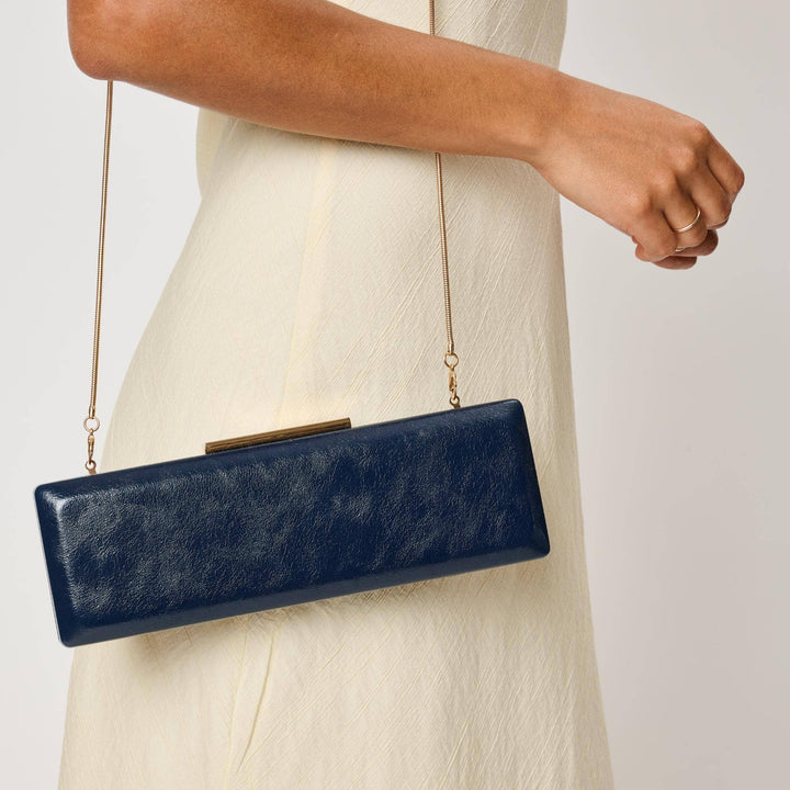 Navy Angie Clutch
