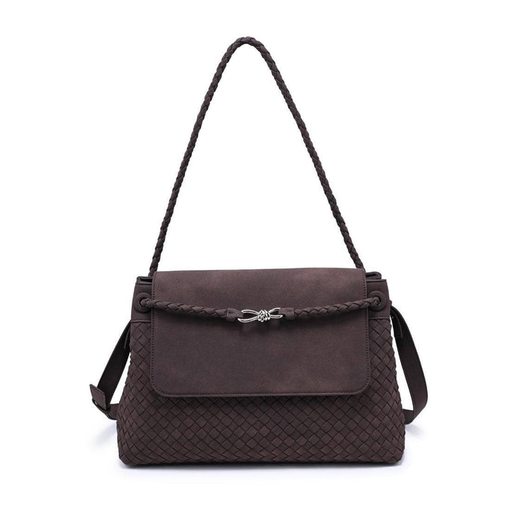 Chocolate Serenee Satchel Handbag