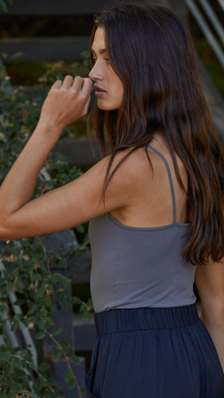 Slate Grey Essential Solid Cami