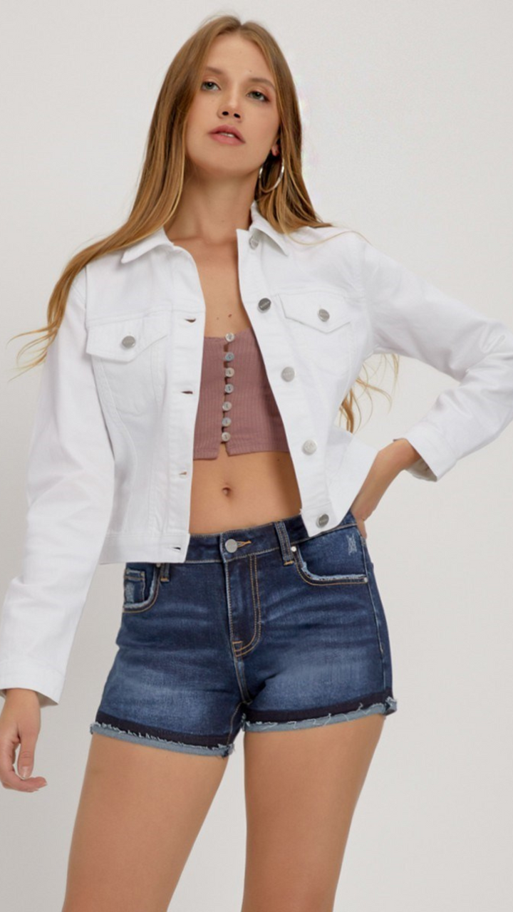 White Denim Jacket