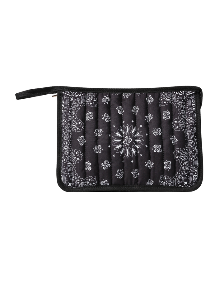 Beau Black Bandana Pouch