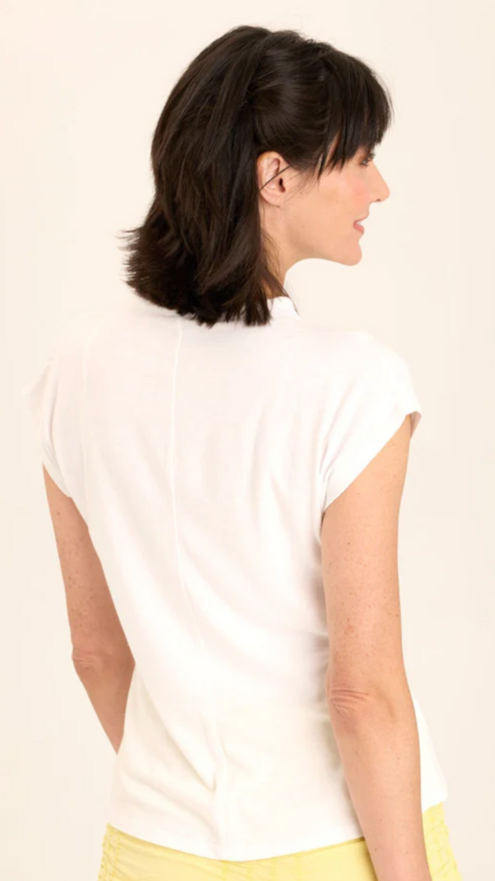 White Slub Arwen Top