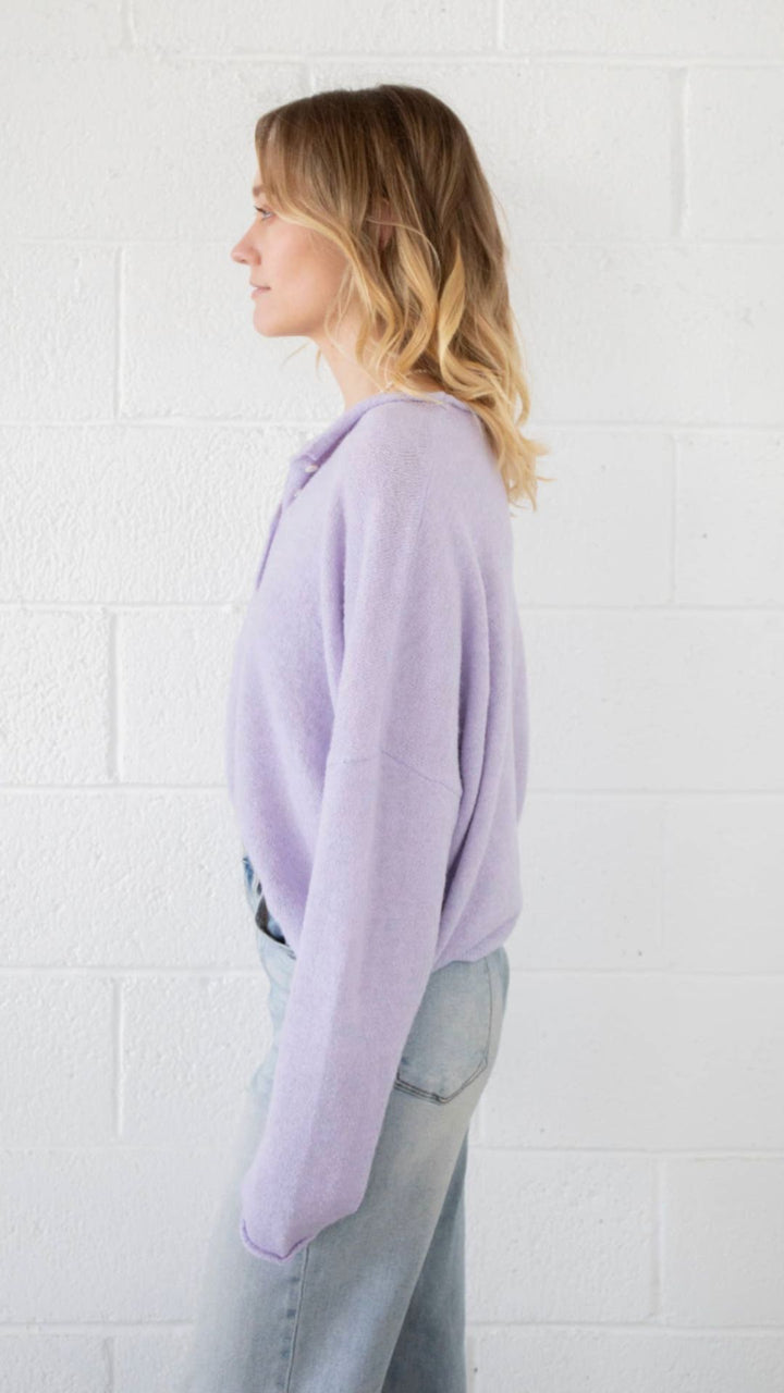 Lavender Piper Cardigan