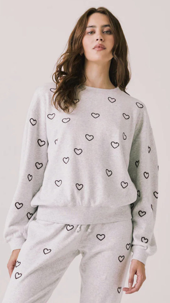 Tossed Hearts Sweatshirt