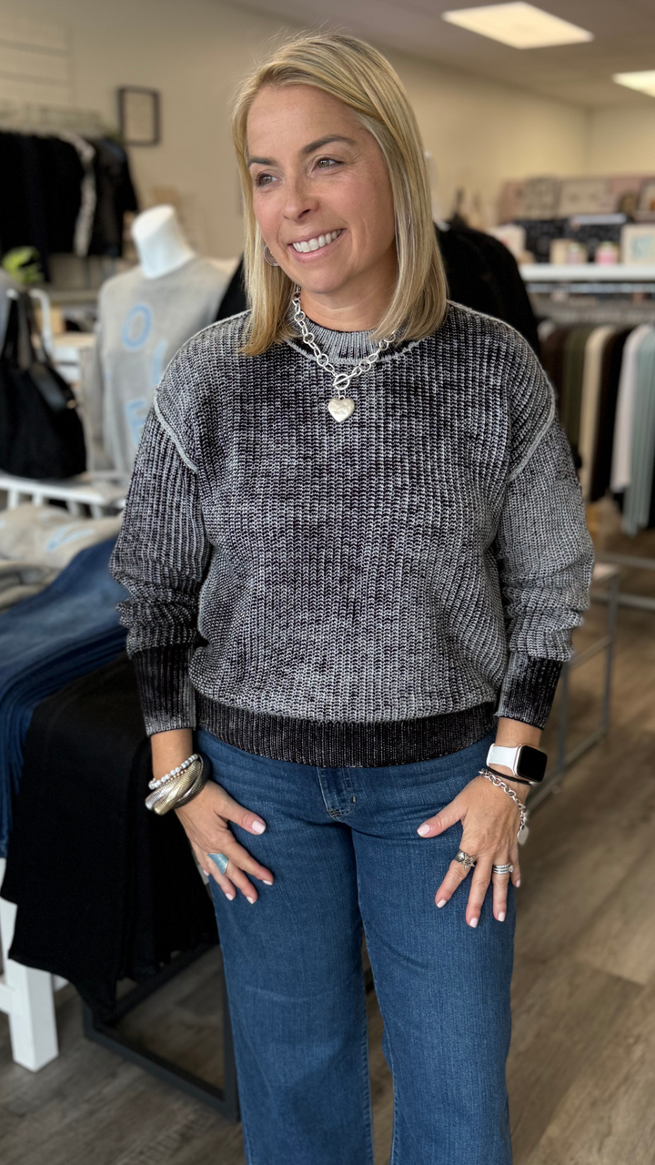 Melange Crewneck Sweater