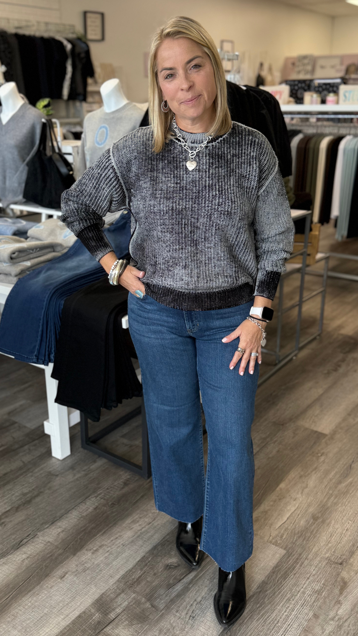 Melange Crewneck Sweater