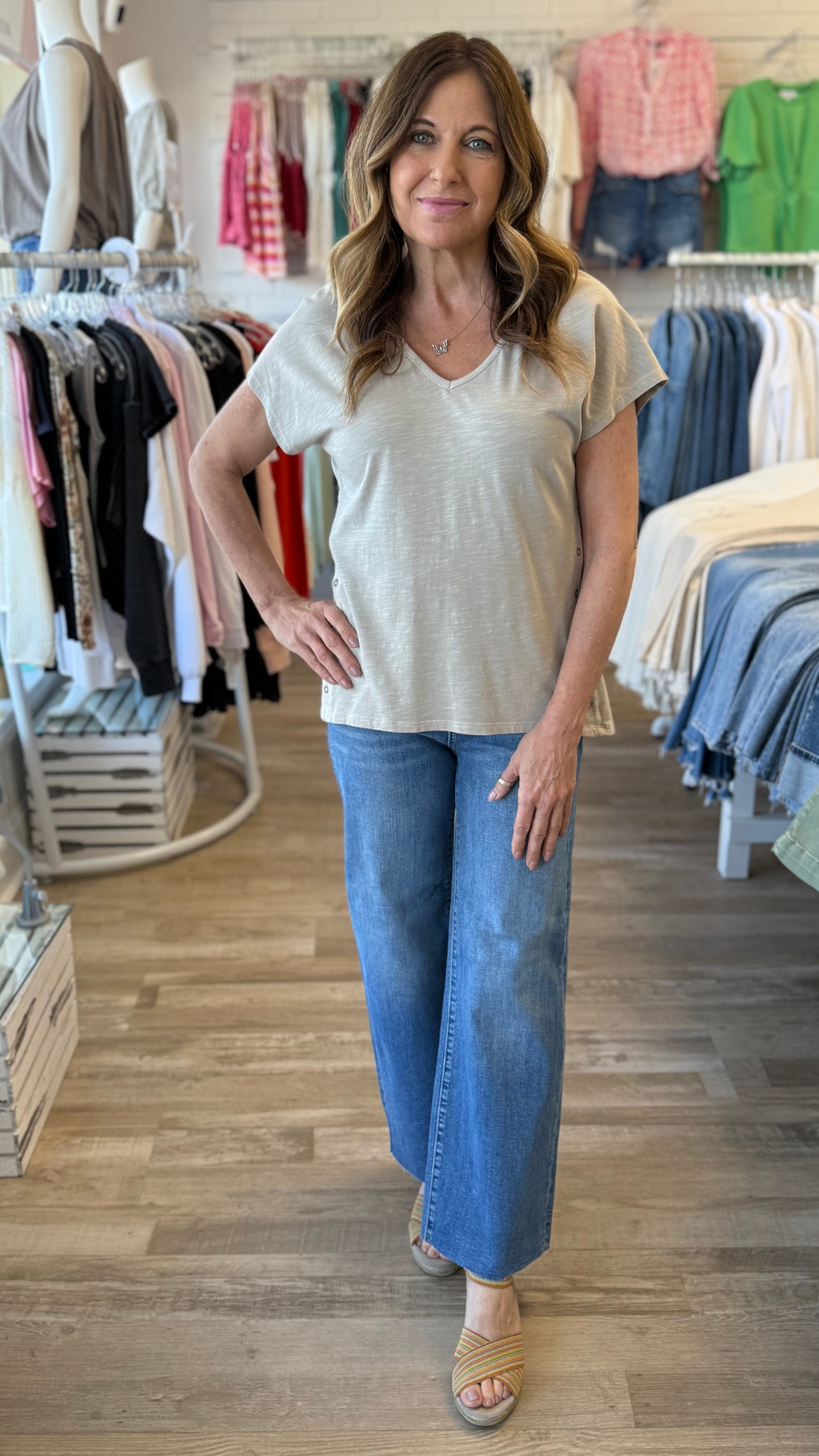 Ripple Pigment Slub Rian Top