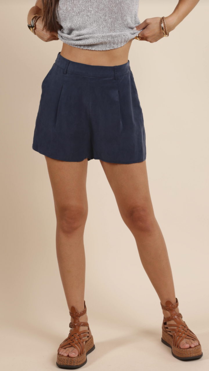 Heritage Front Pleat Shorts