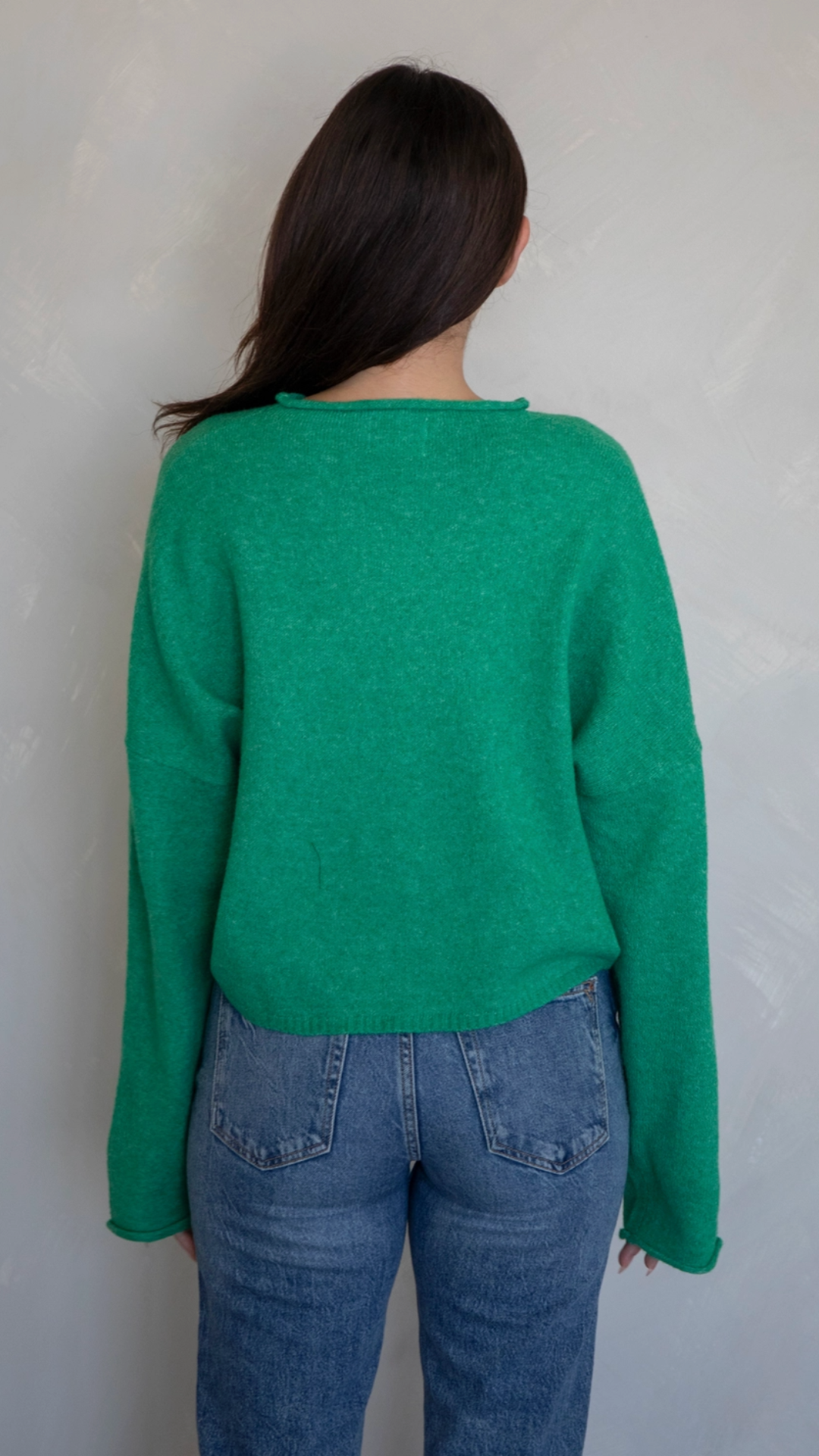 Kelly Green Piper Sweater Cardigan