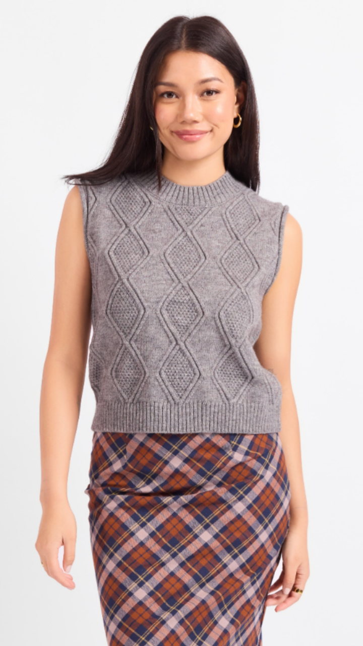 Geometric Sweater Vest