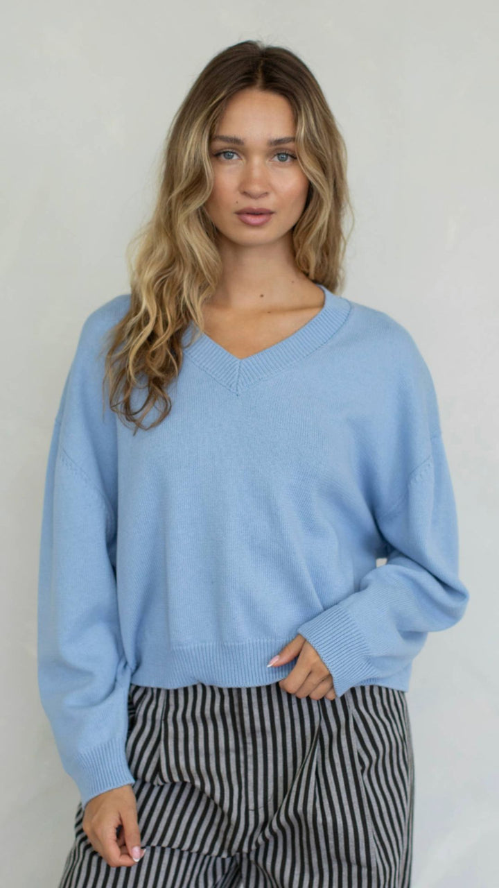 Dusty Blue Sweater