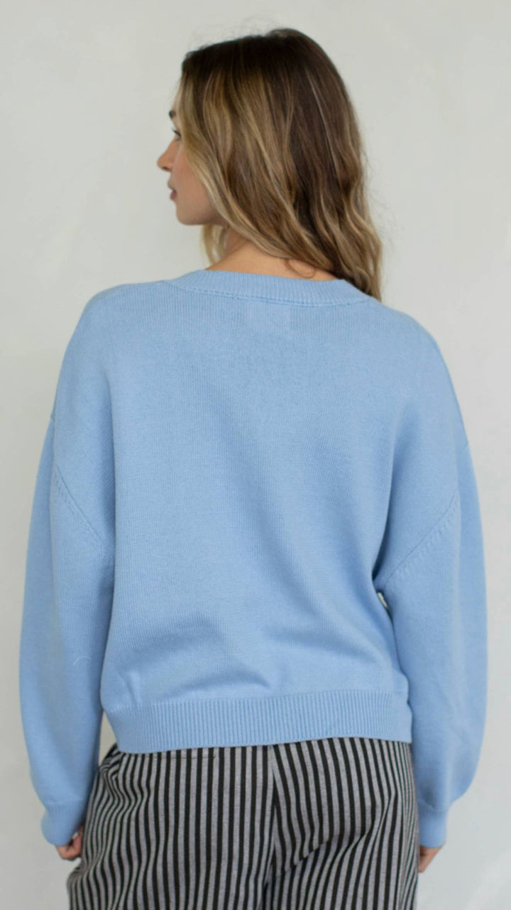 Dusty Blue Sweater