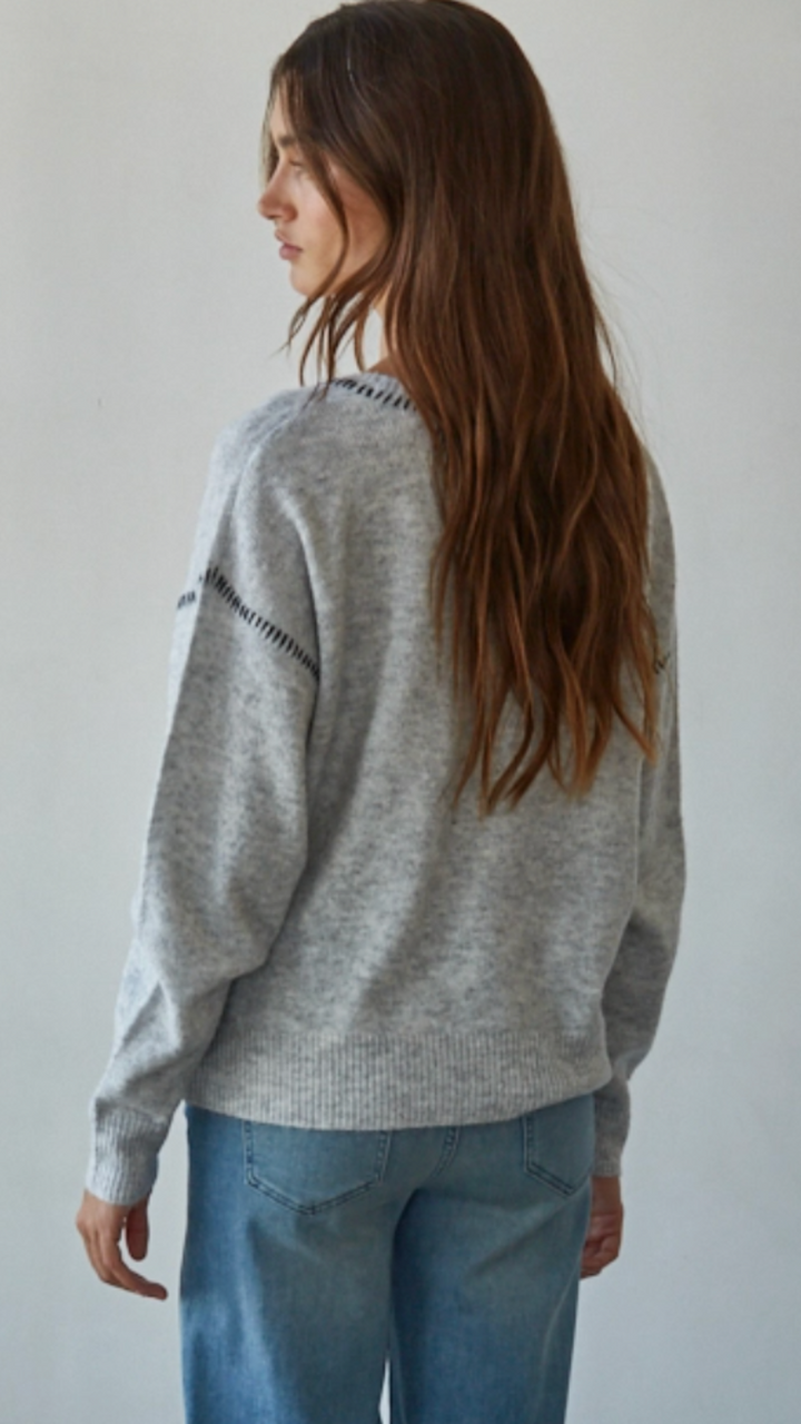 Double Play Sweater Top