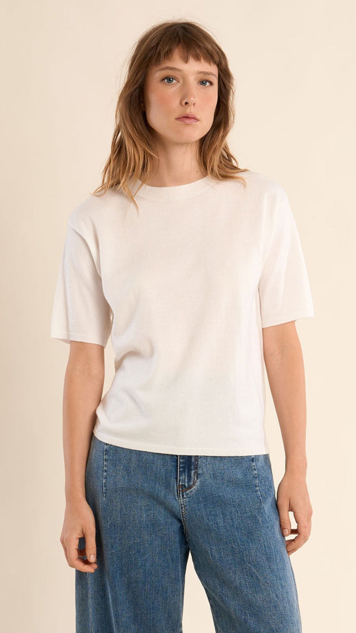 Off White Sweater Top