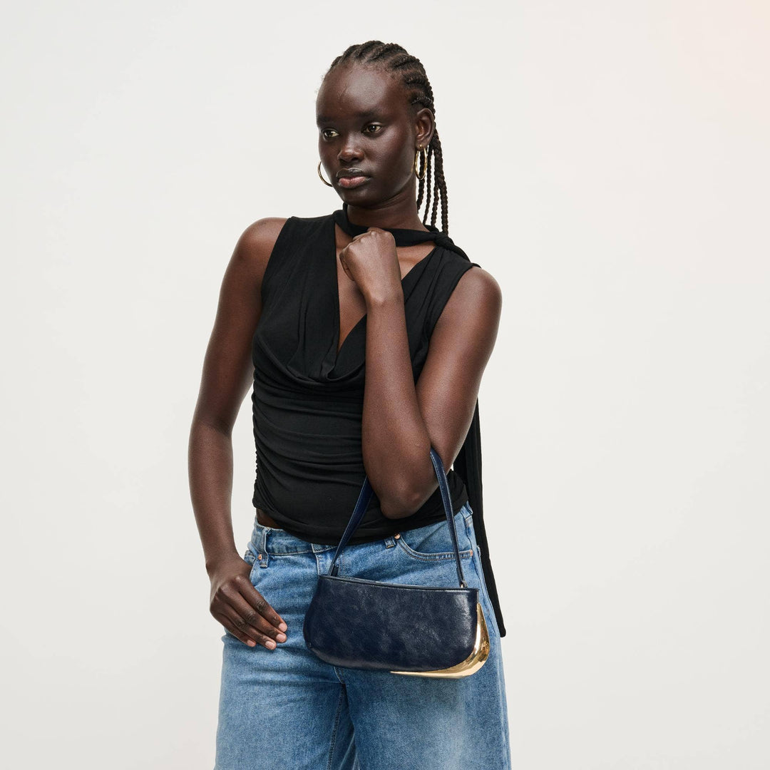 Navy Cooper Shoulder Bag