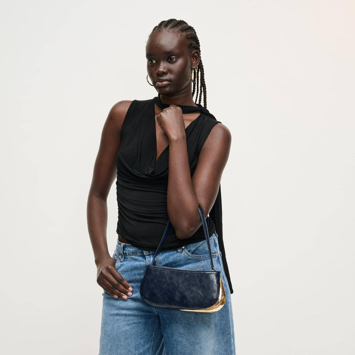 Navy Cooper Shoulder Bag