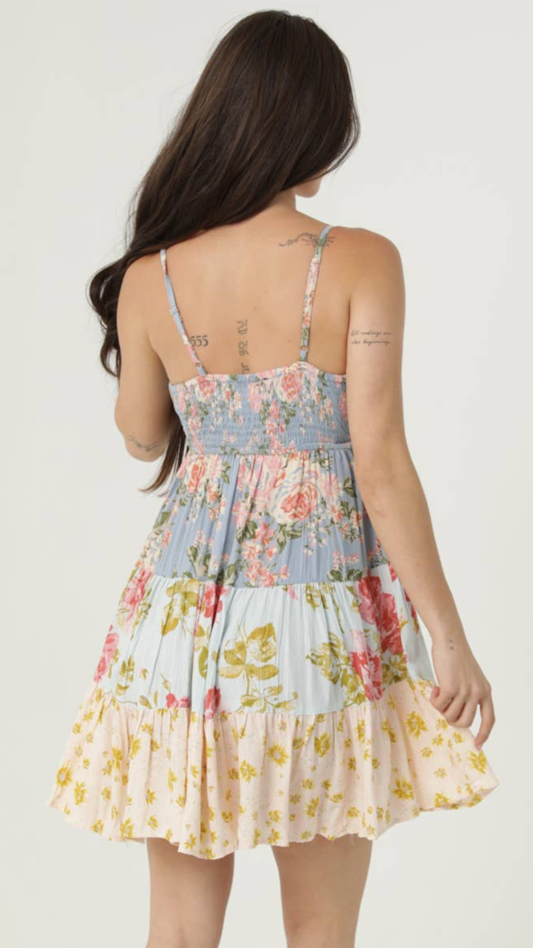 Floral Mix Print Dress