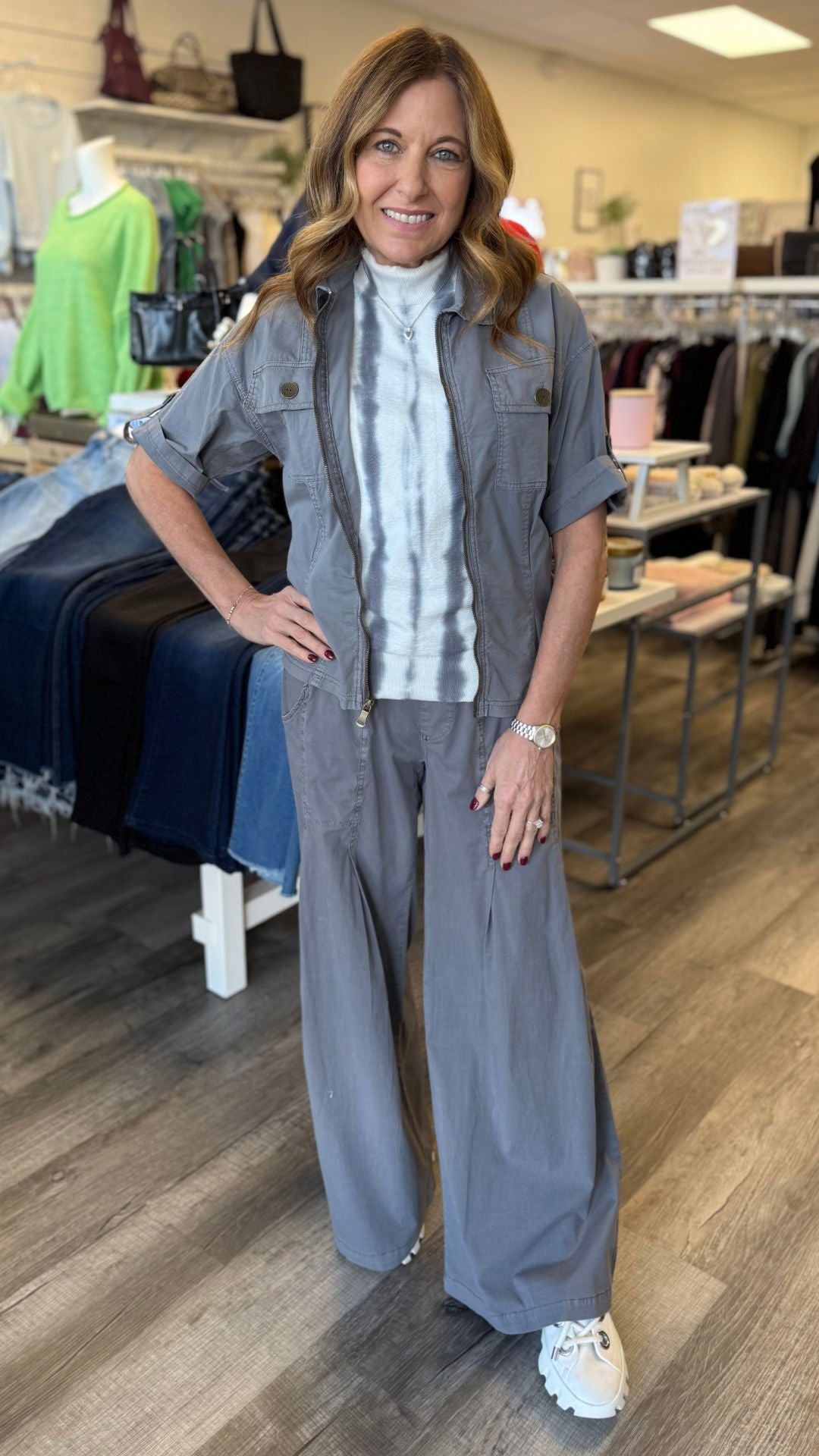 Pelagic Wash Mist Isolde Mock Neck