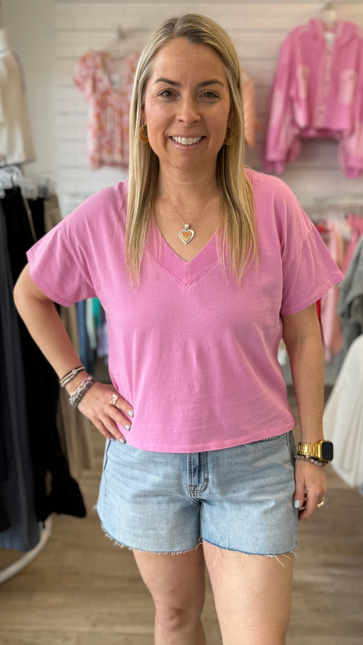 Pink Mazzy Tee
