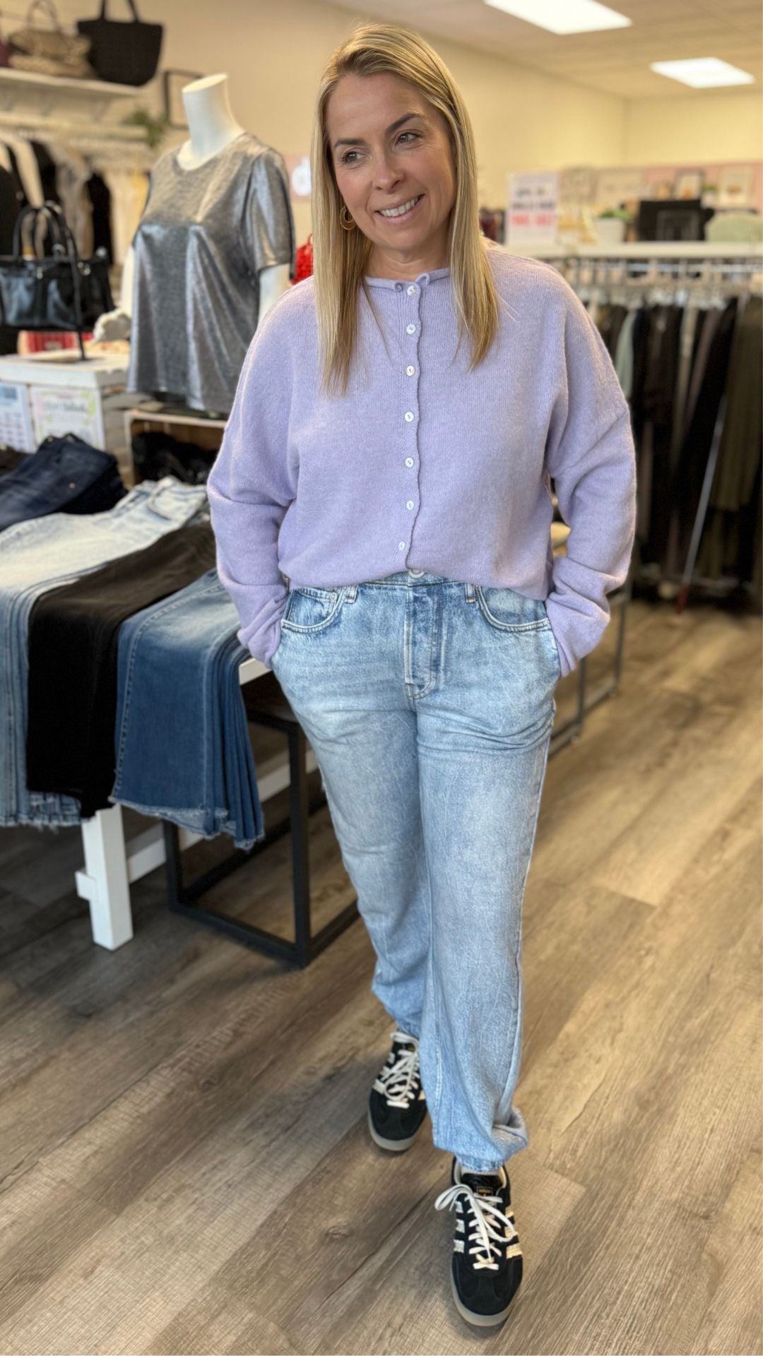 Lavender Piper Cardigan