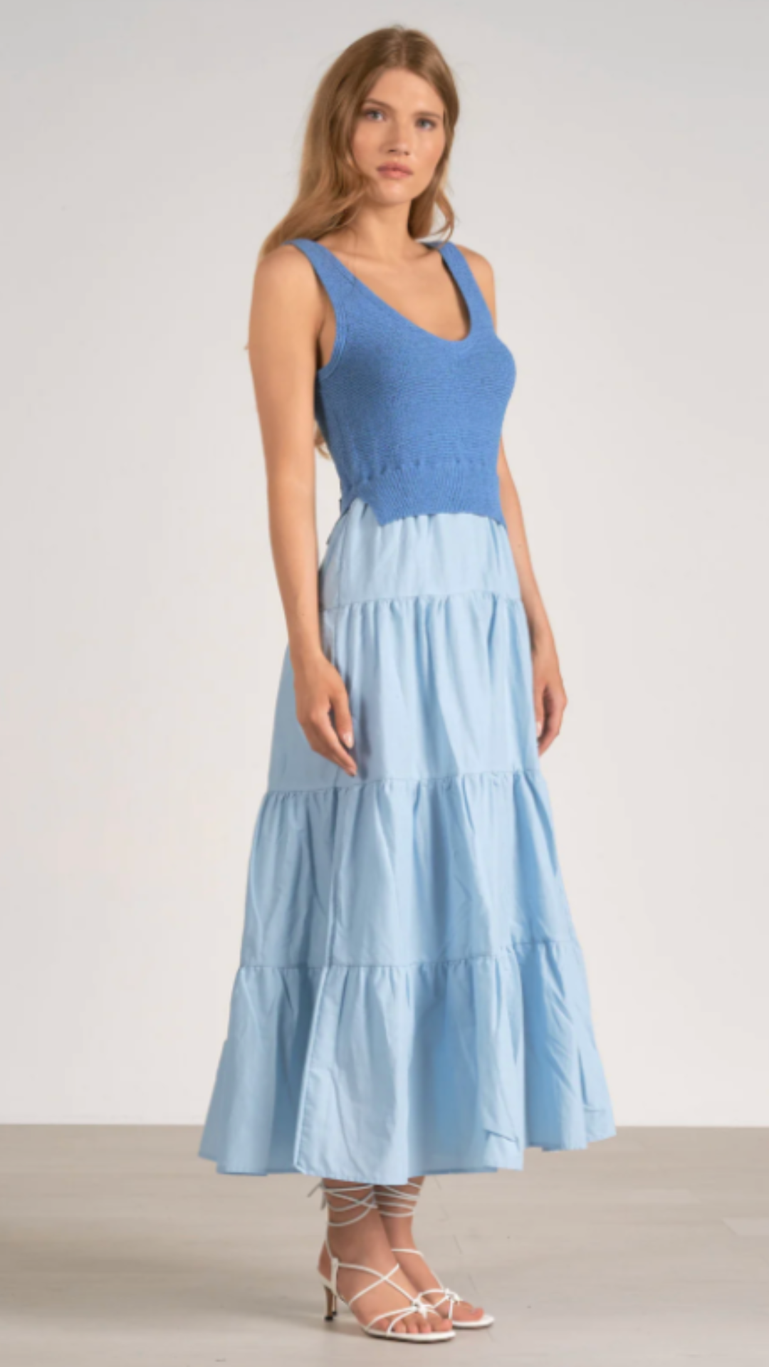 Woven Tiered Maxi Dress