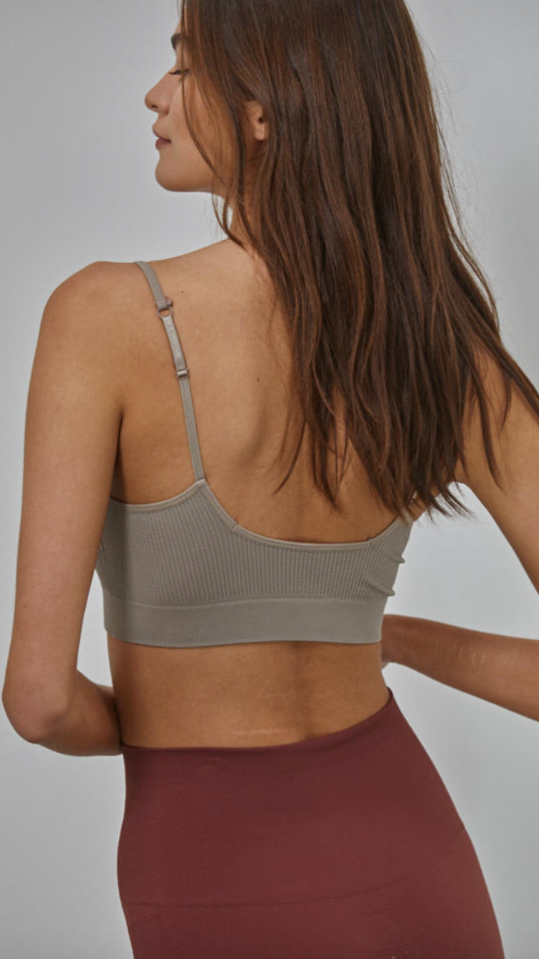 Burnt Taupe Keep In Control Padded Brami