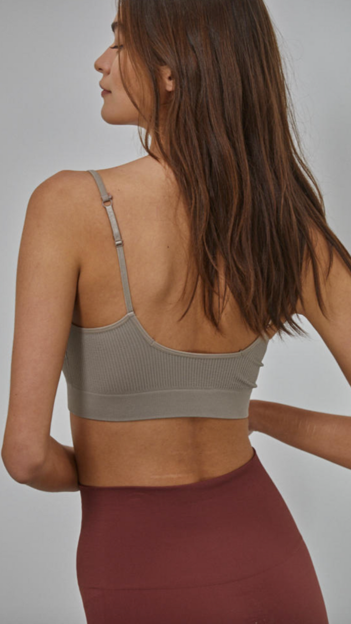 Burnt Taupe Keep In Control Padded Brami