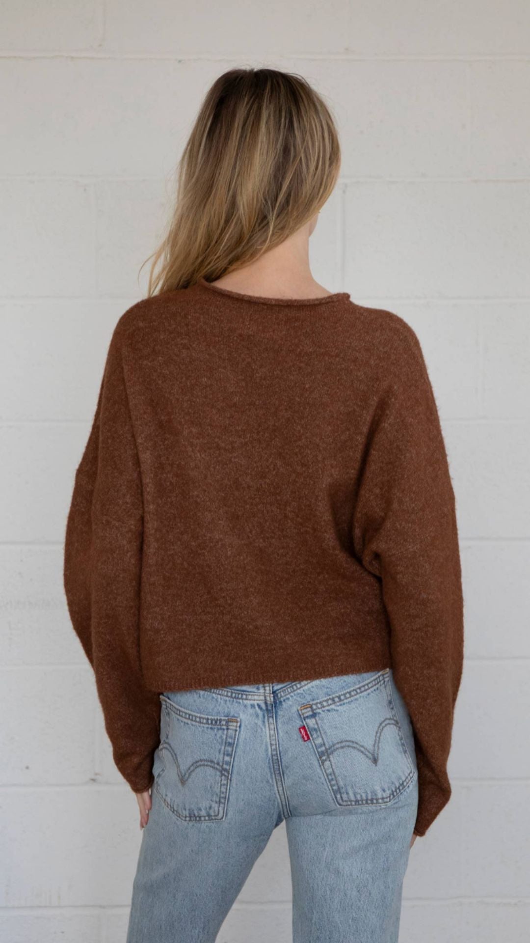Brown Piper Sweater Cardigan