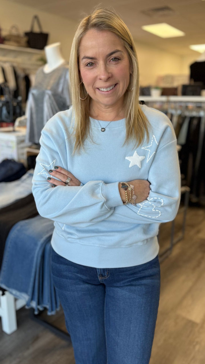 Love Star Stitches Sweatshirt