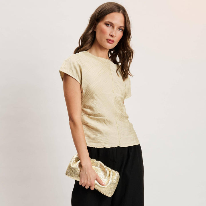 Gold Fancy Clutch