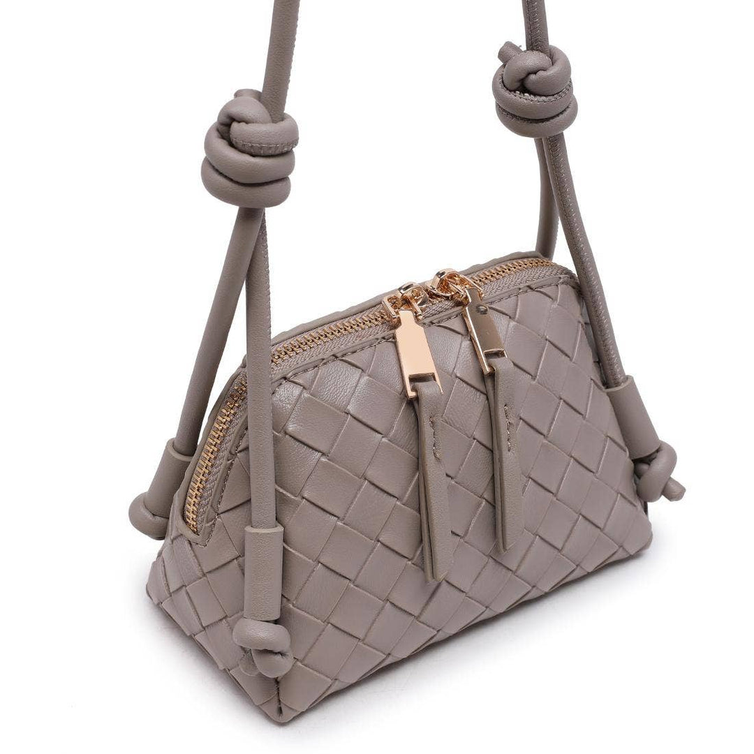 Grey Essa Crossbody Handbag