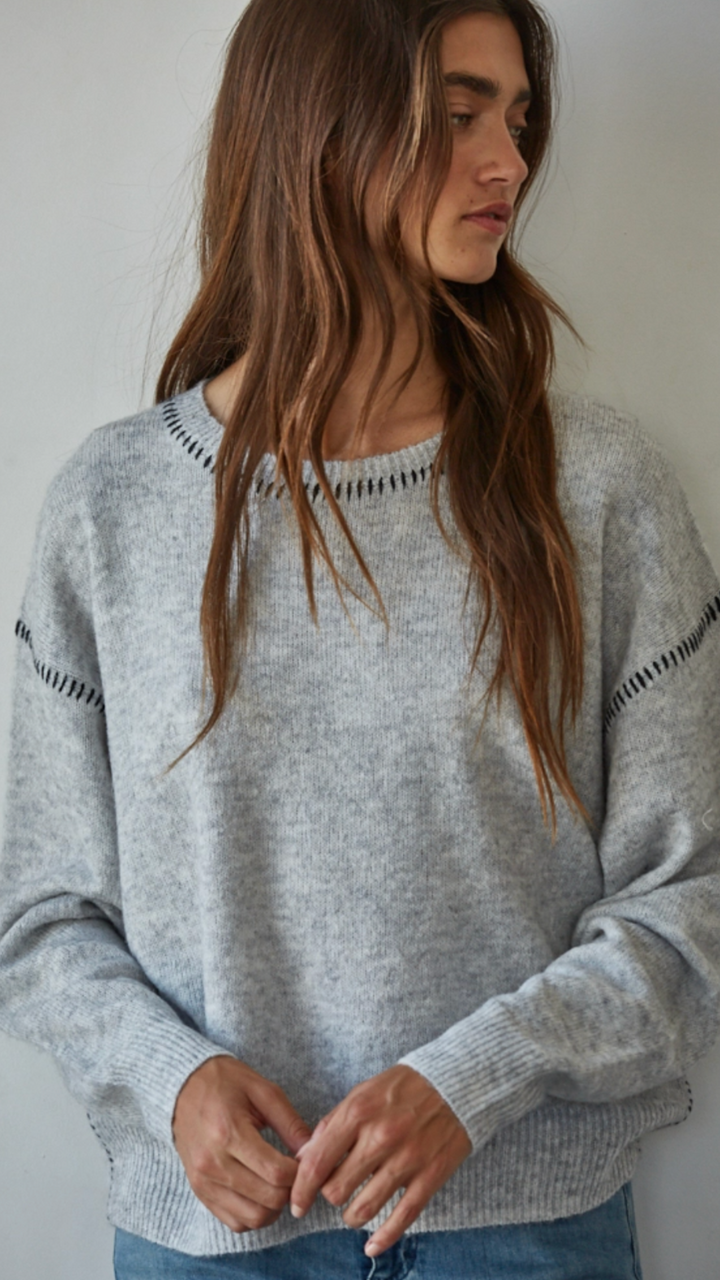 Double Play Sweater Top