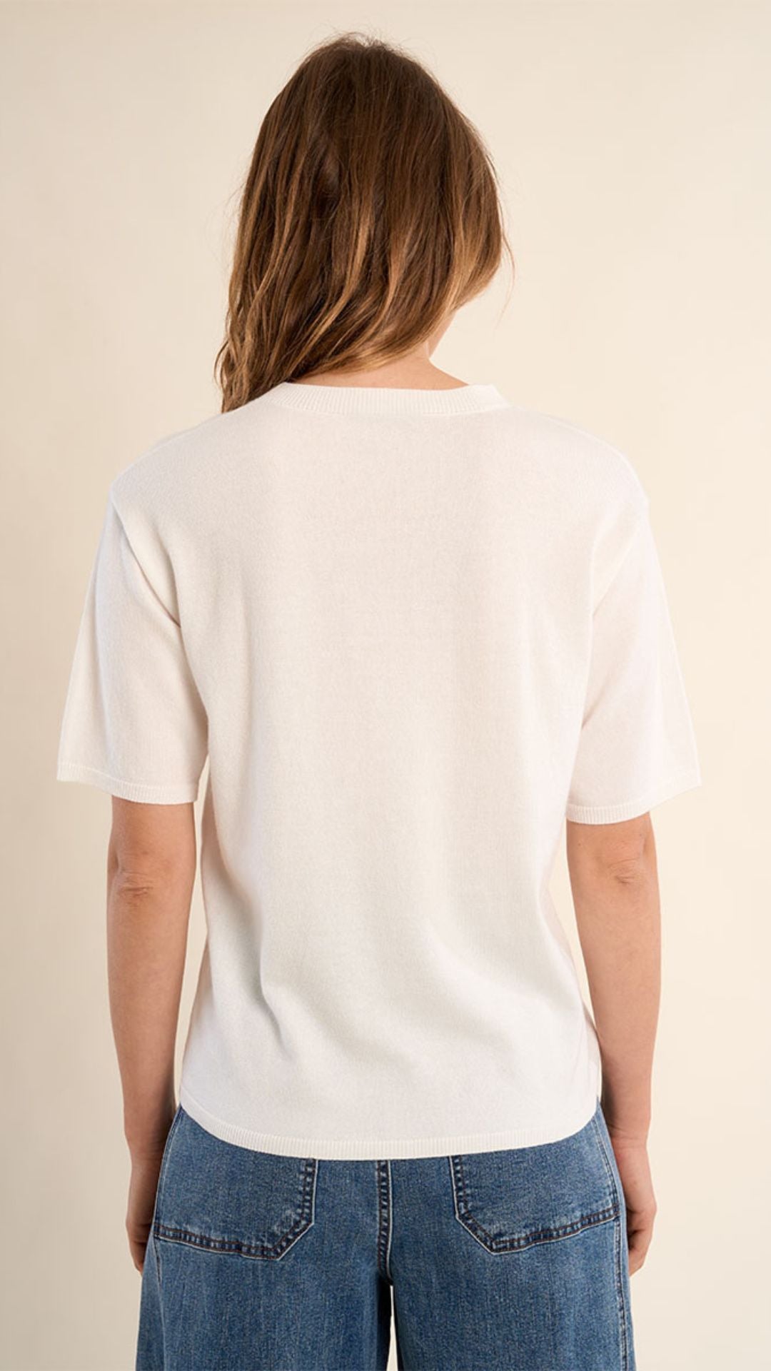 Off White Sweater Top