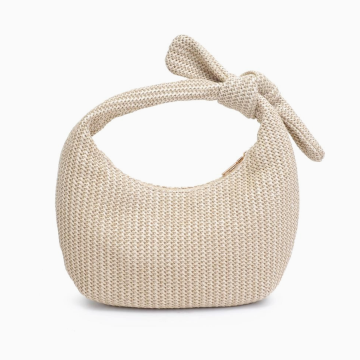 Taupe Penny Clutch