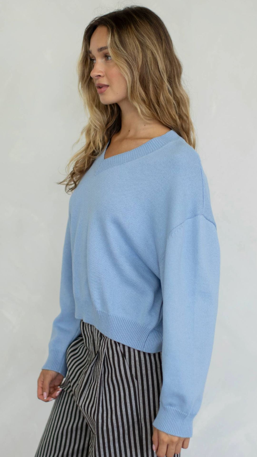 Dusty Blue Sweater