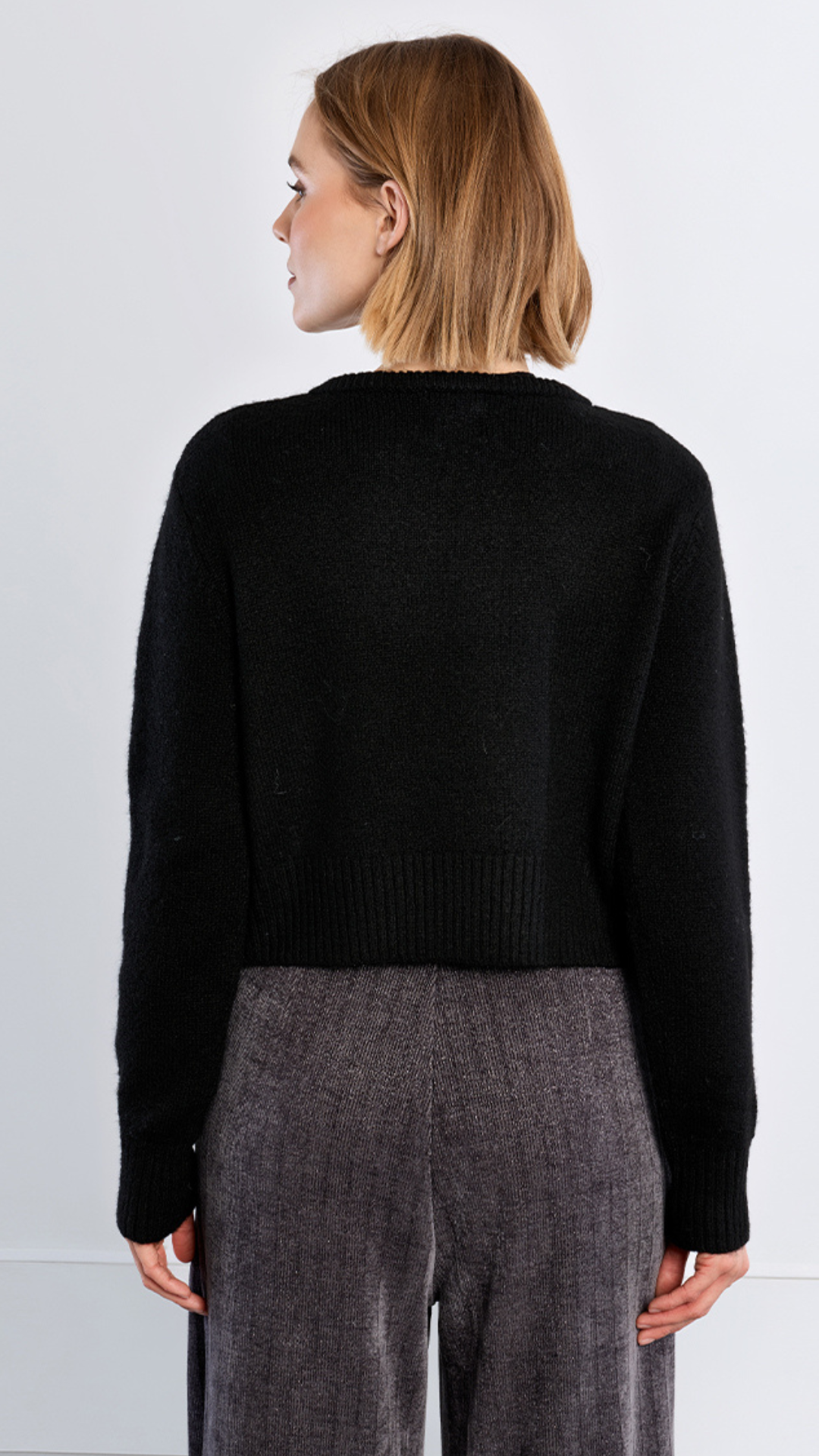 One Button Sweater Cardigan