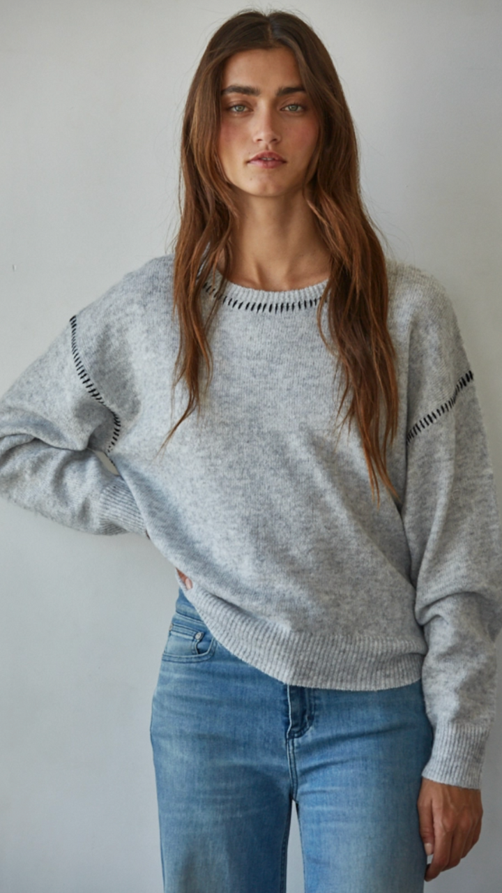 Double Play Sweater Top