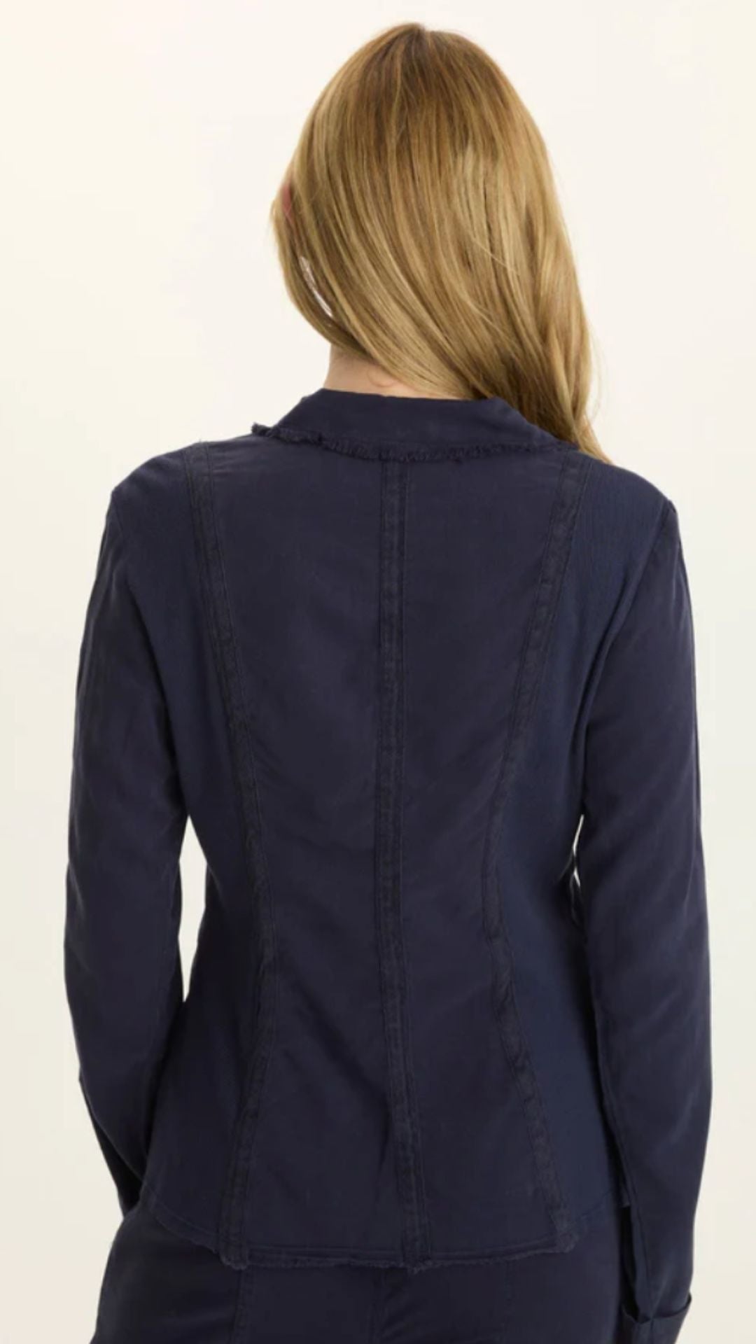 Navy Twill Safari 4 Pocket Twill Jacket