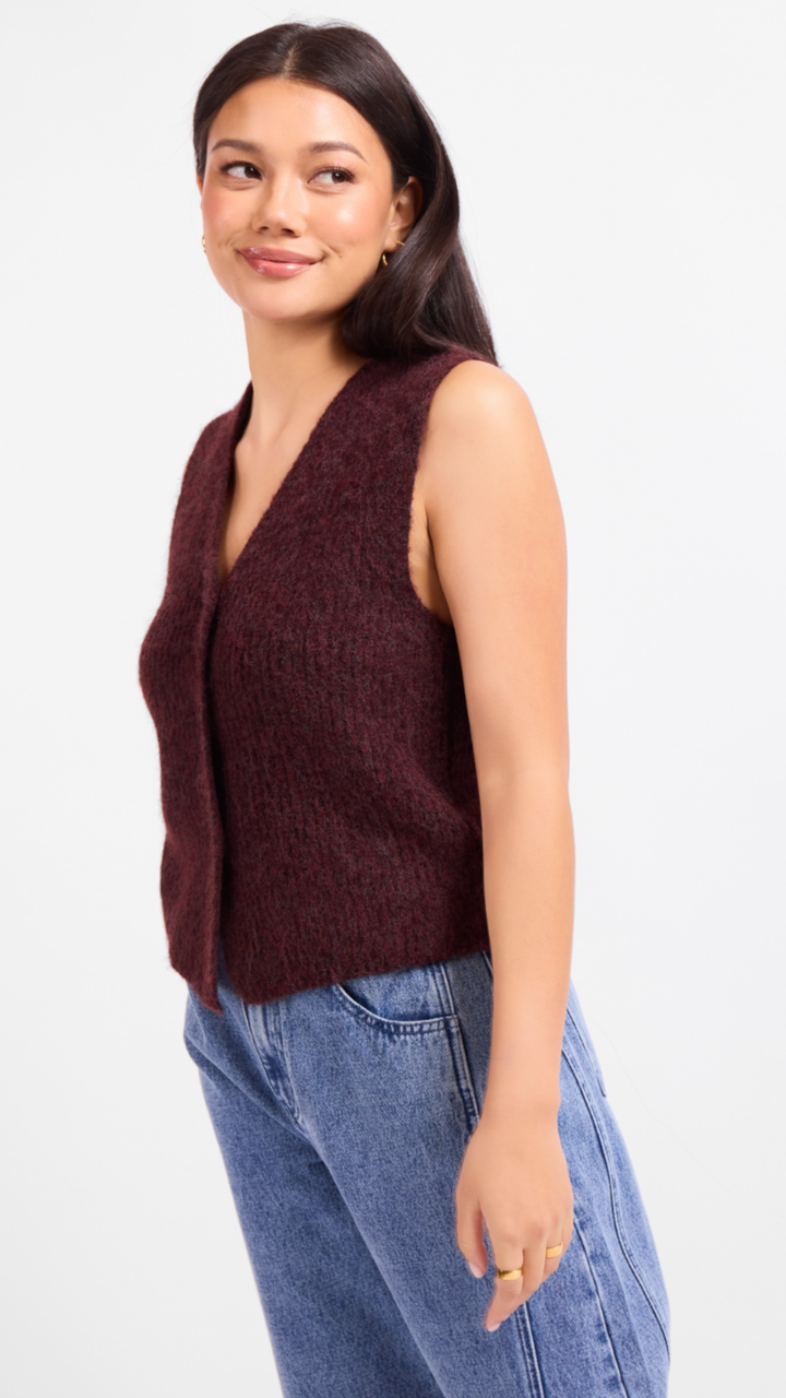 Warm Cider Sweater Vest