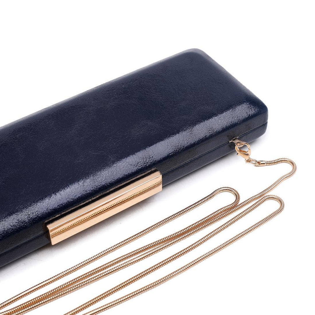 Navy Angie Clutch