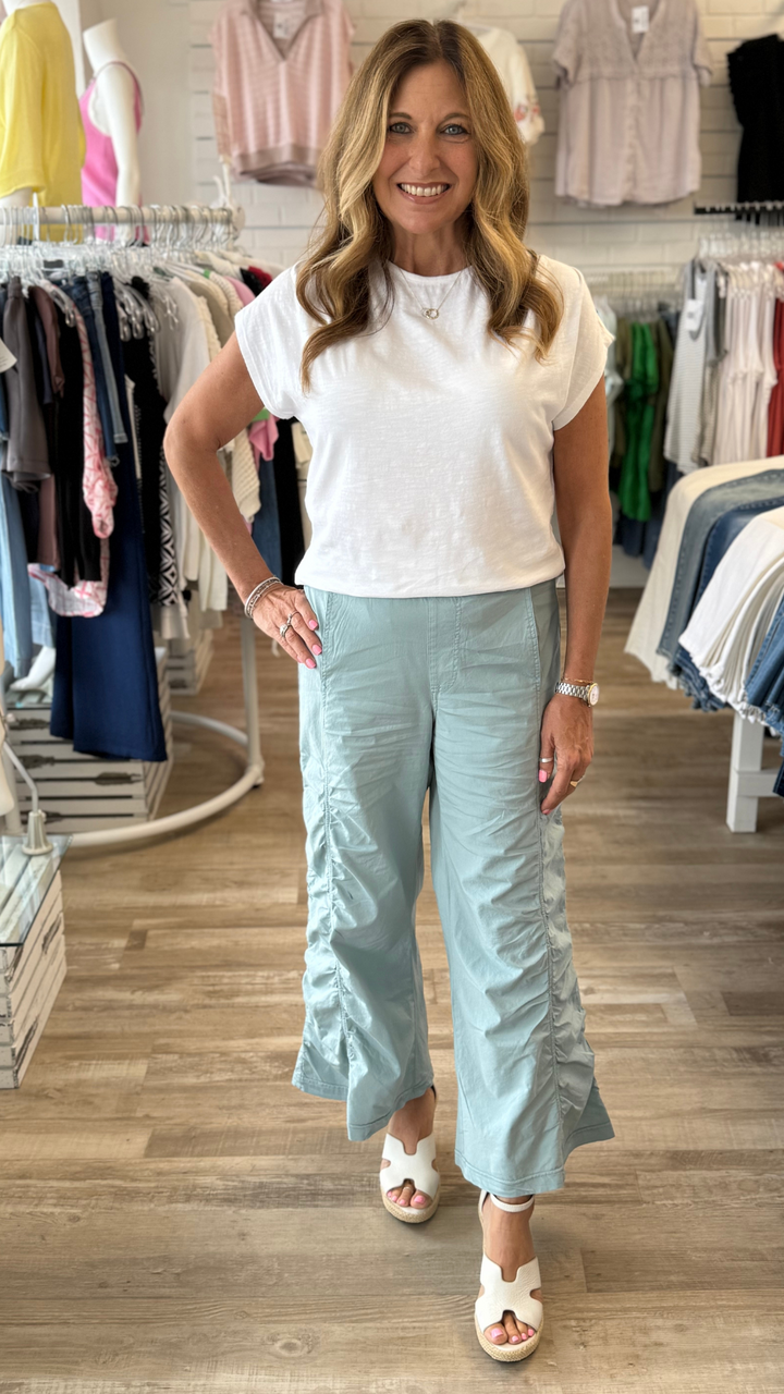 White Slub Arwen Top