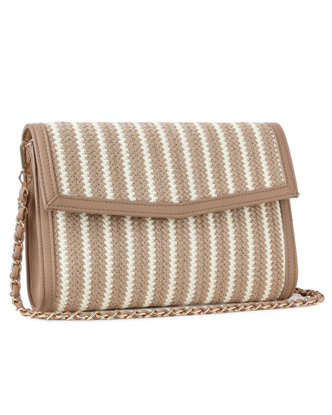 Beth Capri Raffia Clutch