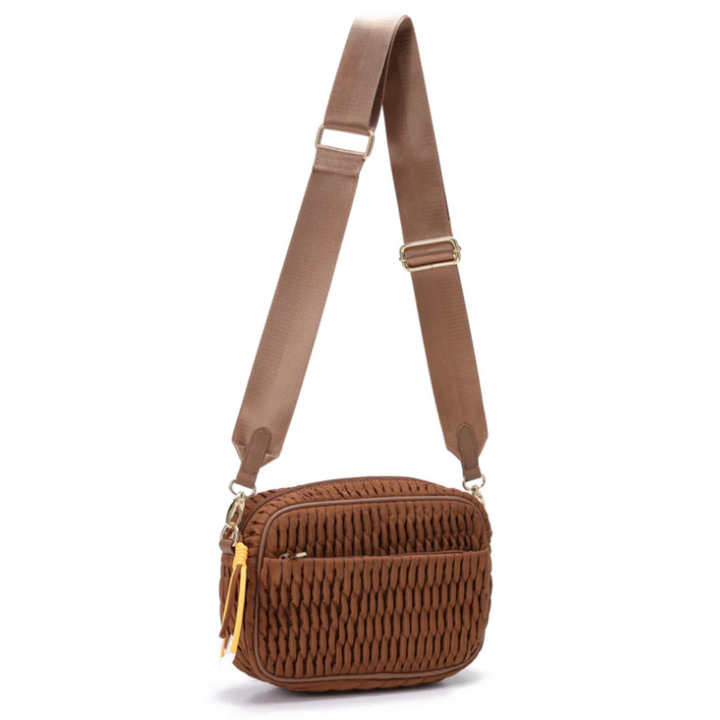 Noa Walnut Cargo Camera Crossbody