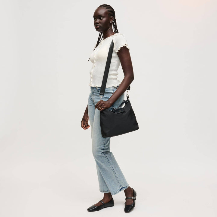 Black Nova Hobo Bag