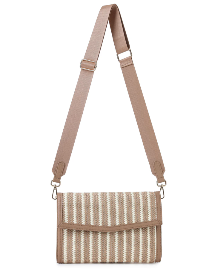 Beth Capri Raffia Clutch