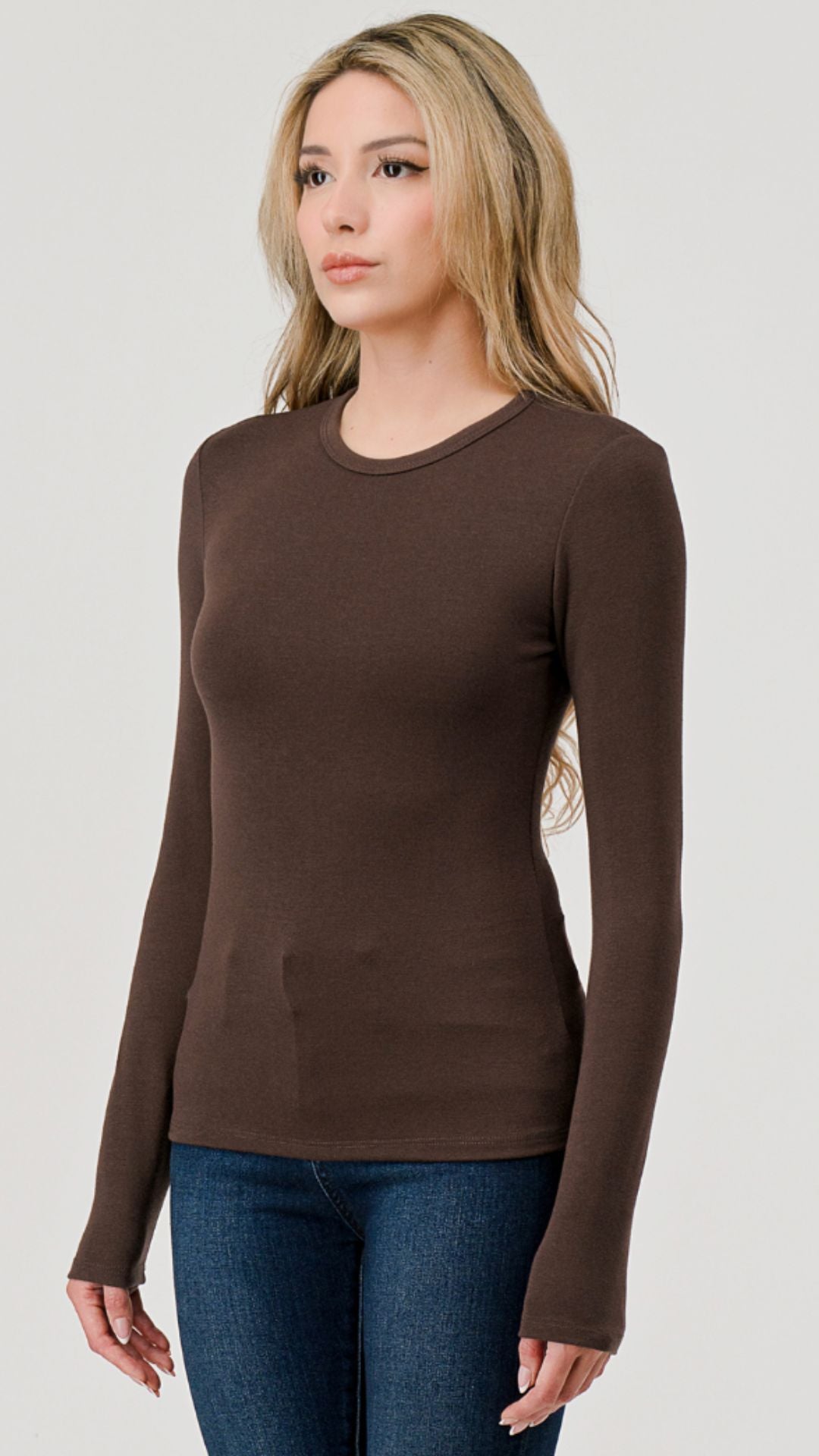 Brown Jersey Long Sleeve
