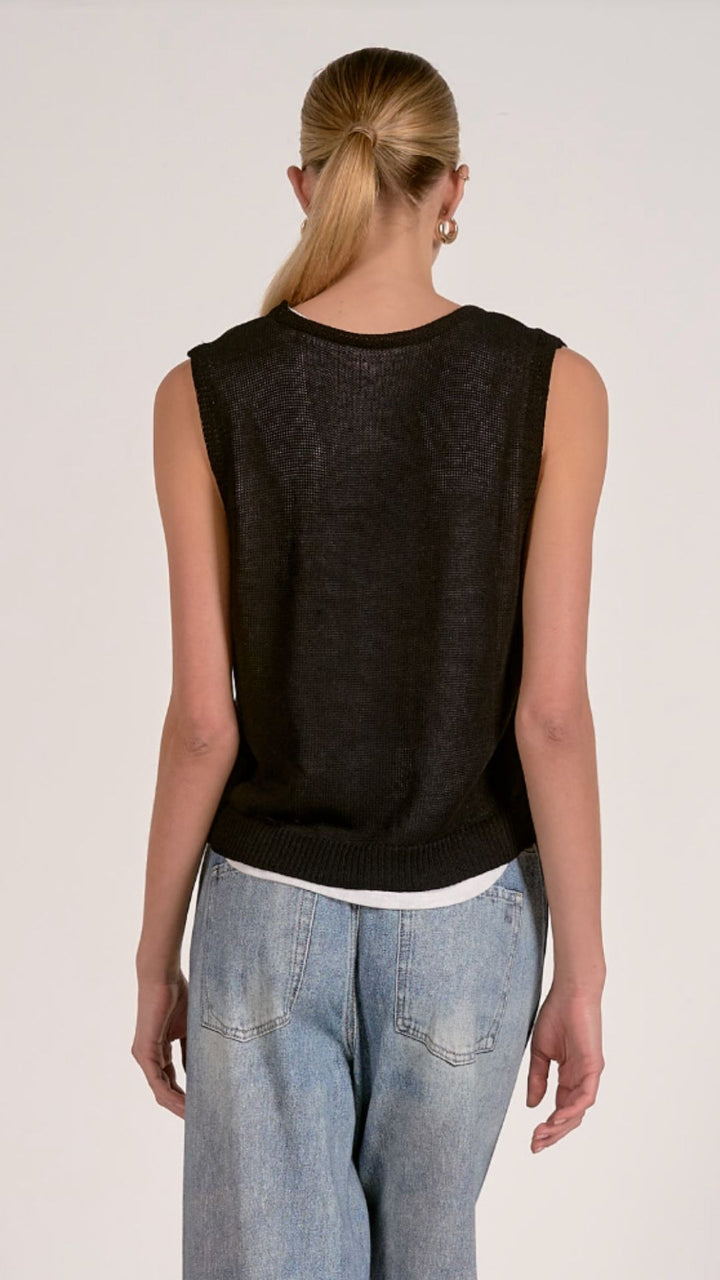 Black Overlay Tank